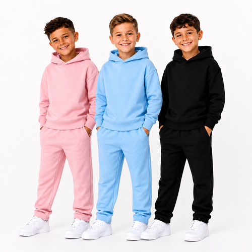Kids boys plain tracksuit - boys,
