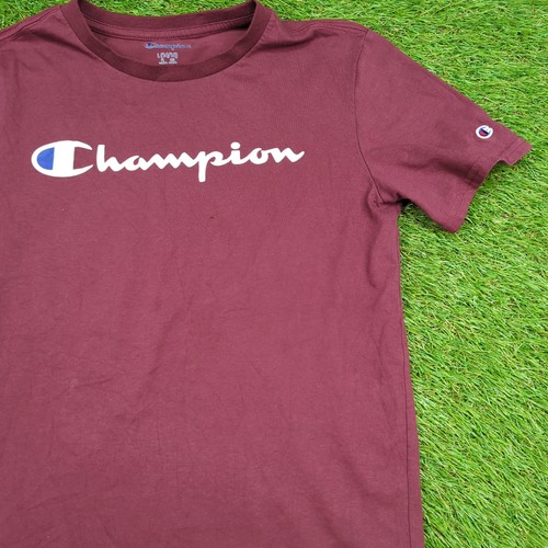 Champion boys burgundy logo - burgundy,