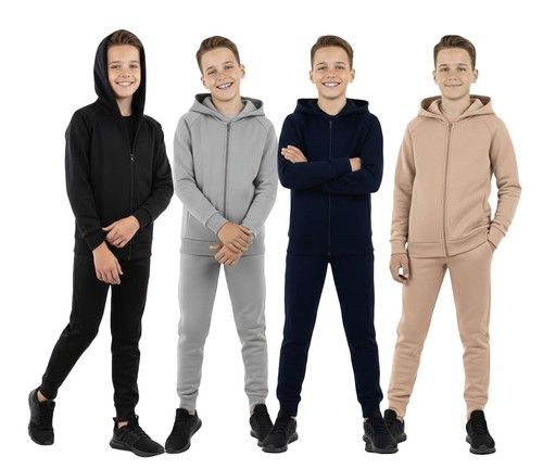 Boys tracksuit zip hoodie set - boys,