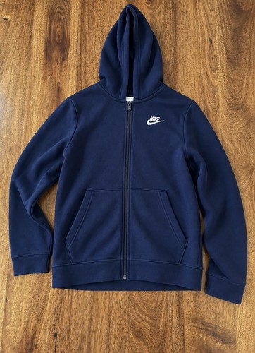 Nike navy blue - blue, hoodie