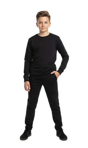 Boys tracksuit set round - boys, neck